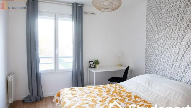 Studio meublé 12m² Vénissieux - Meublé, DPE A - Photo 1