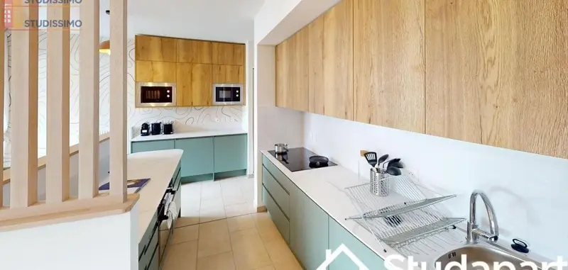 Studio meublé 15m² Lyon 7e - Meublé, lumineux - Photo 1