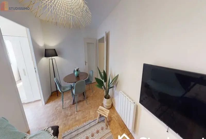 Studio meublé 9m² Lyon 2e - Calme, lumineux - Photo 1