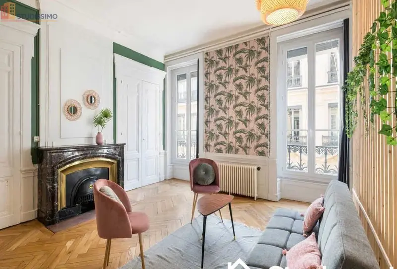 Studio meublé 38m² Lyon 2e - Lumineux, 3e étage - Photo 3