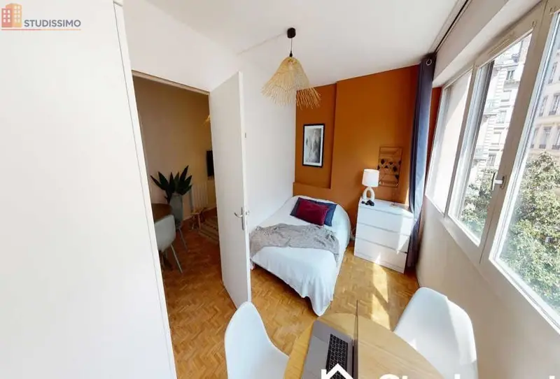 Studio meublé 11m² Lyon 2e - Calme, 4e étage - Photo 4