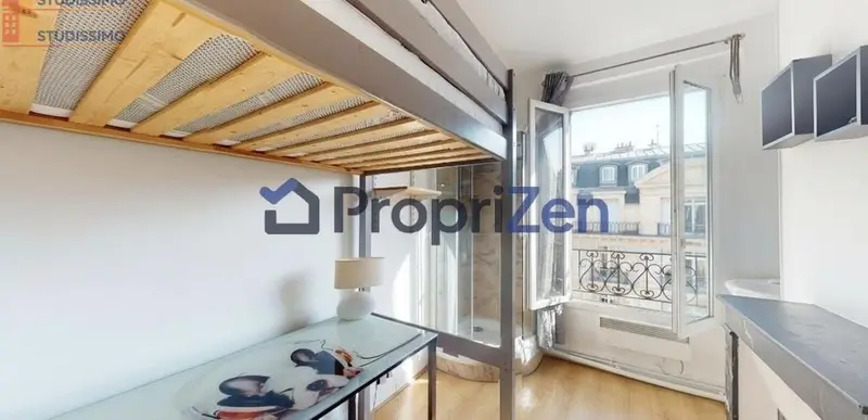 Studio 9m² Paris 16e - Meublé, 6e étage - Photo 3