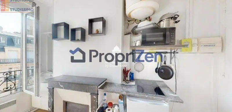 Studio 9m² Paris 16e - Meublé, 6e étage - Photo 2