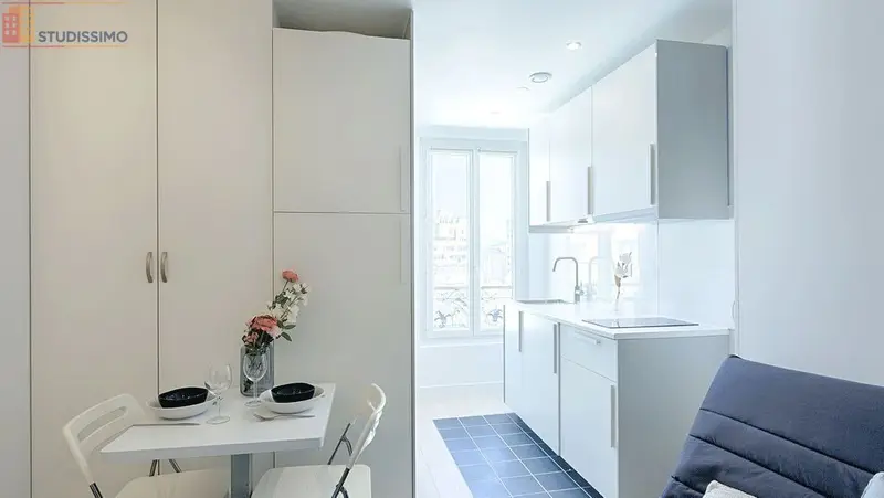 Studio meublé 15m² Paris 20e - Haut de gamme, lumineux - Photo 2