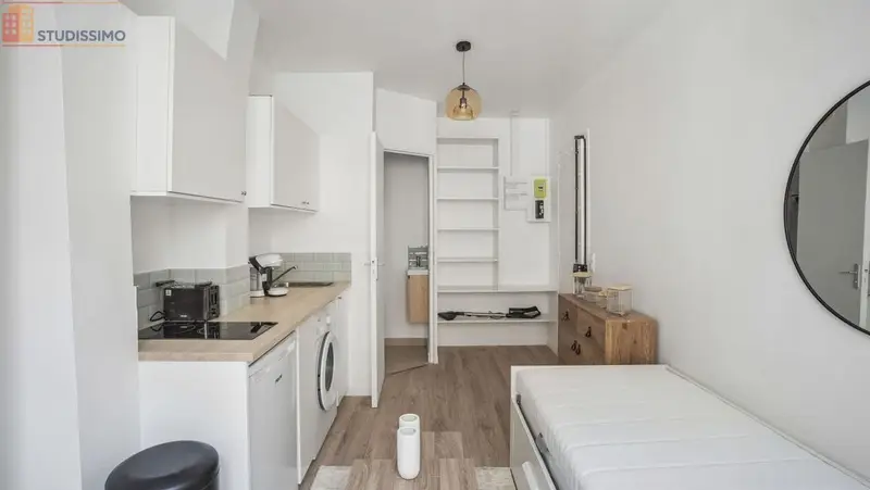 Studio meublé 13m² Paris 3e - Meublé, 3e étage - Photo 6