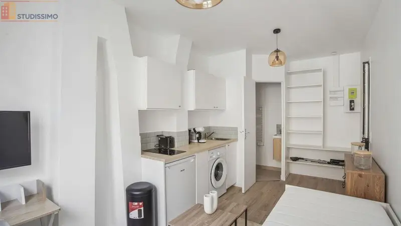 Studio meublé 13m² Paris 3e - Meublé, 3e étage - Photo 5