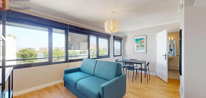 Studio meublé 26m² Lyon 8e - Lumineux, étage élevé - Photo 5