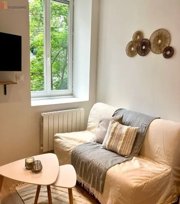 Studio meublé 16m² Oullins - Proche métro, tout équipé - Photo 5