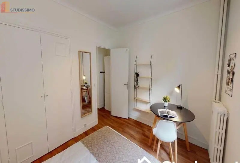 Studio meublé 13m² Paris 17e - Calme, lumineux - Photo 8