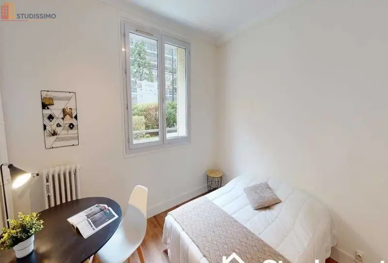 Studio meublé 13m² Paris 17e - Calme, lumineux - Photo 4