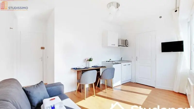 Studio meublé 13m² Paris 15e - Lumineux - Photo 1