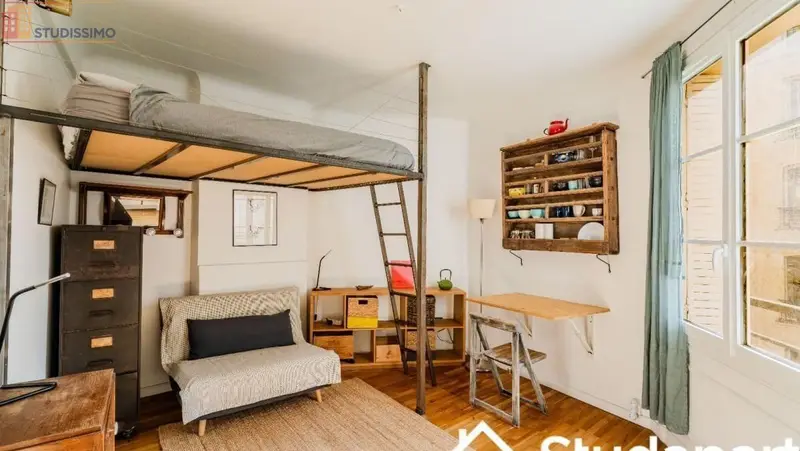 Studio meublé 16m² Paris 20e - Meublé, 3e étage - Photo 8