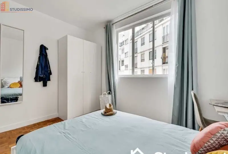 Studio meublé 13m² Paris 15e - Calme, 5e étage - Photo 3