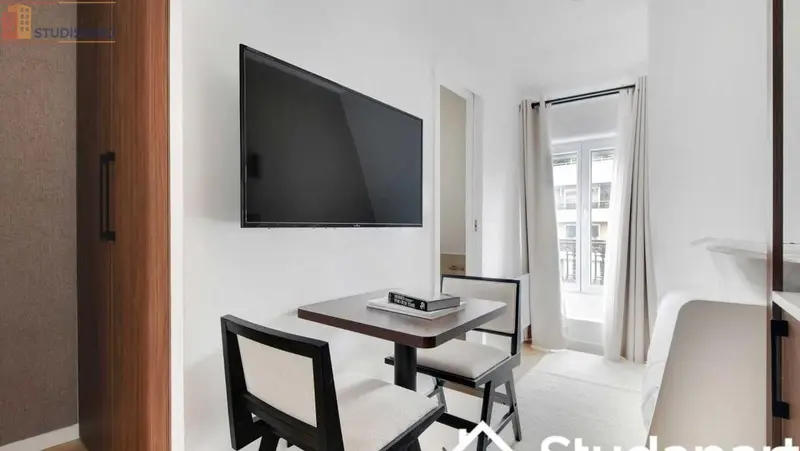 Studio meublé 11m² Paris 16e - Calme, 6e étage - Photo 5