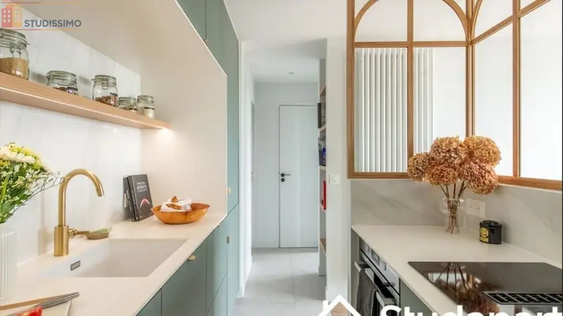 Studio meublé 10m² Paris 20e - Chambre individuelle, 9e étage - Photo 8