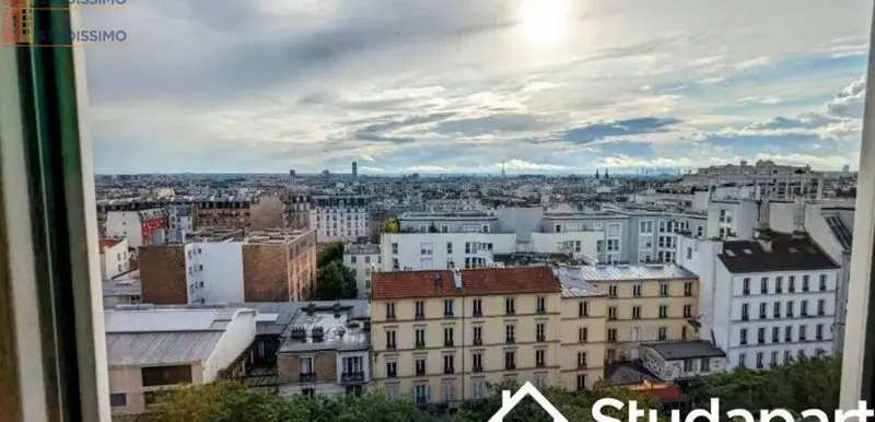 Studio meublé 10m² Paris 20e - Chambre individuelle, 9e étage - Photo 5