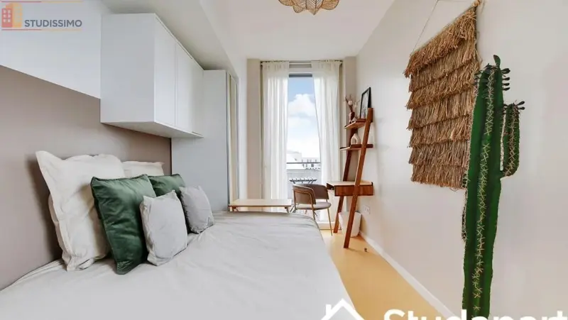 Studio meublé 9m² Paris 19e - Calme, lumineux - Photo 8