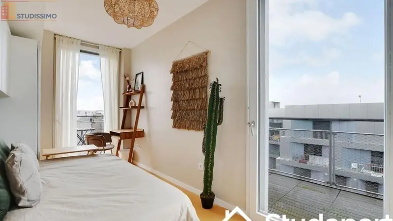 Studio meublé 9m² Paris 19e - Calme, lumineux - Photo 5