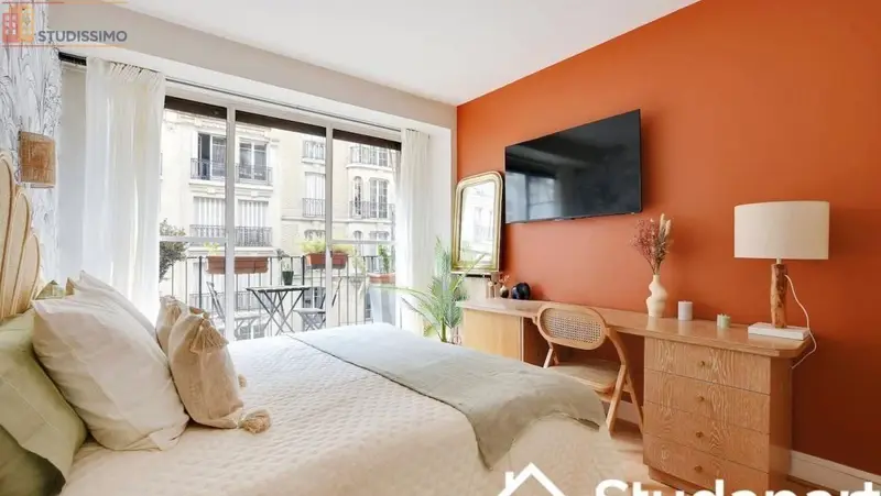 Studio meublé 12m² Paris 16e - Calme, lumineux - Photo 2