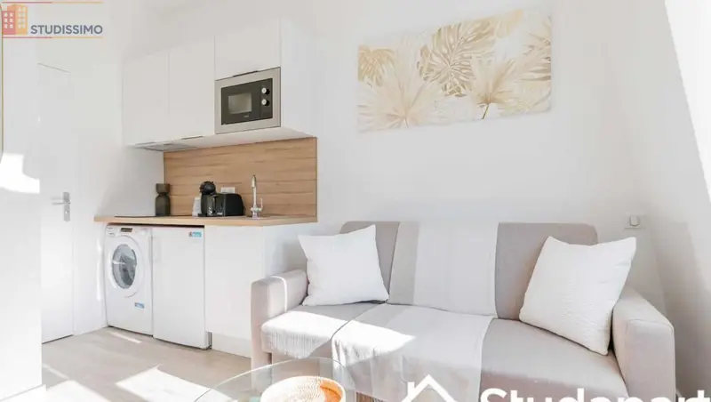 Studio meublé 10m² Paris 11e - Lumineux, étage élevé - Photo 3