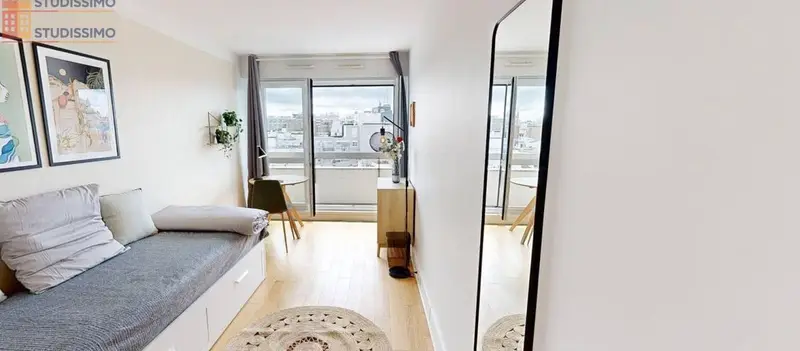 Studio meublé 11m² Paris 15e - Compact, proche commodités - Photo 4
