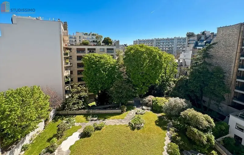 Studio meublé 32m² Paris 16e - Lumineux, étage élevé - Photo 8