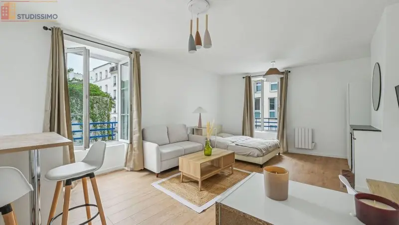 Studio meublé 26m² Paris 18e - Meublé, 2e étage - Photo 26