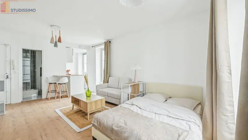 Studio meublé 26m² Paris 18e - Meublé, 2e étage - Photo 12