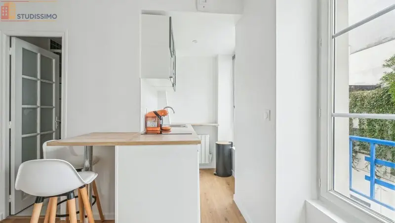 Studio meublé 26m² Paris 18e - Meublé, 2e étage - Photo 6