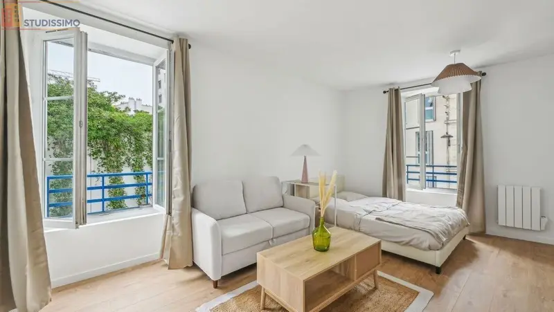 Studio meublé 26m² Paris 18e - Meublé, 2e étage - Photo 7