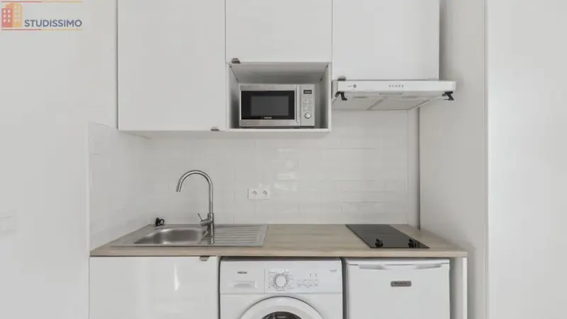 Studio meublé 13m² Paris 14e - Meublé, 3e étage - Photo 12