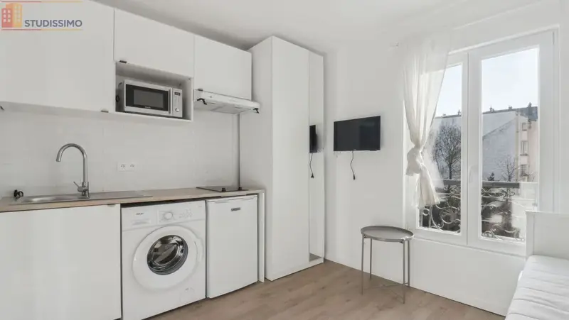 Studio meublé 13m² Paris 14e - Meublé, 3e étage - Photo 11