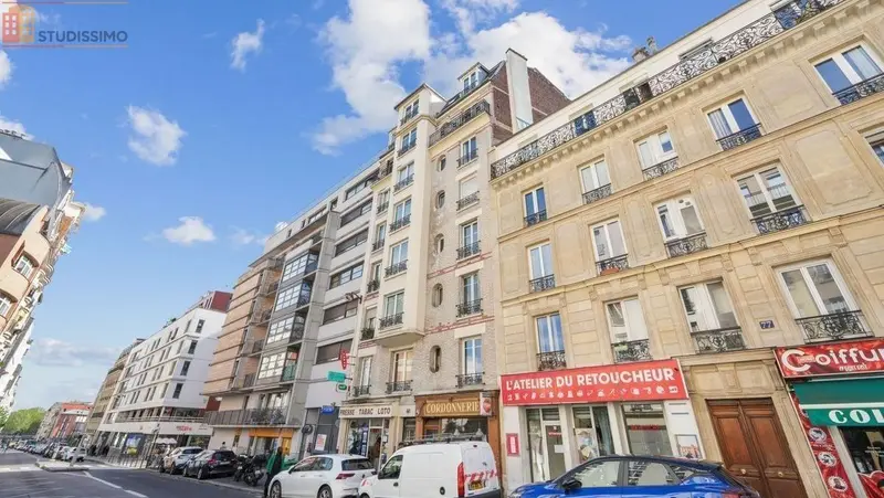 Studio meublé 21m² Paris 13e - Étage élevé, lumineux - Photo 12