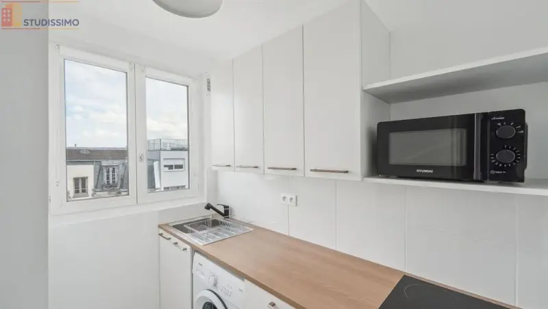 Studio meublé 21m² Paris 13e - Étage élevé, lumineux - Photo 6