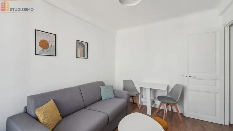 Studio meublé 21m² Paris 13e - Étage élevé, lumineux - Photo 4