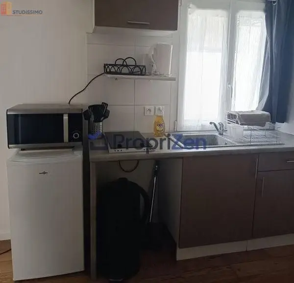 Studio meublé 23m² Paris 13e - Meublé, DPE C - Photo 2