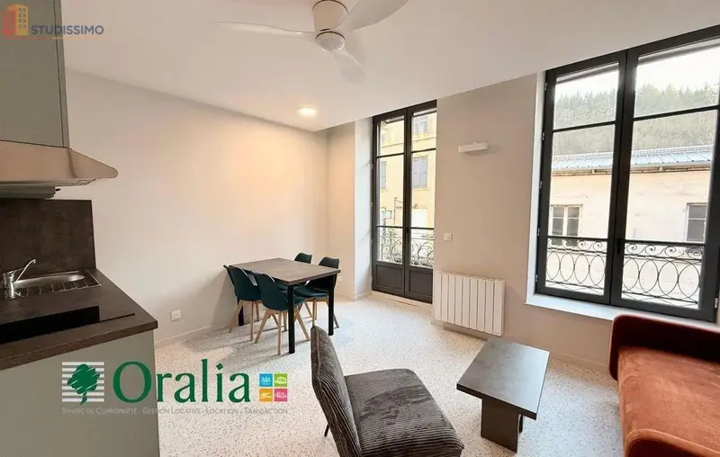 Studio meublé 26m² Tarare - Meublé, DPE C - Photo 8