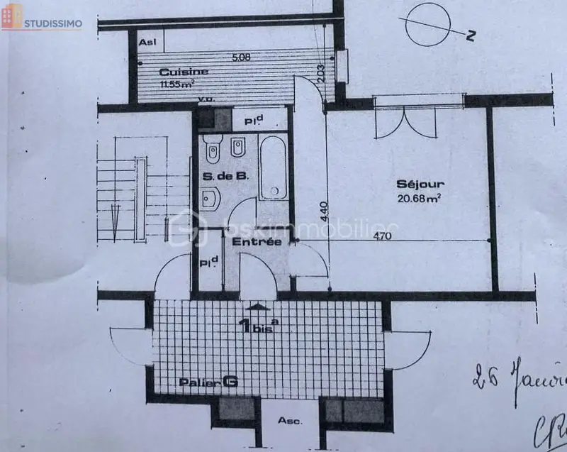 Studio 40m² Tours centre - Lumineux, dernier étage - Photo 1