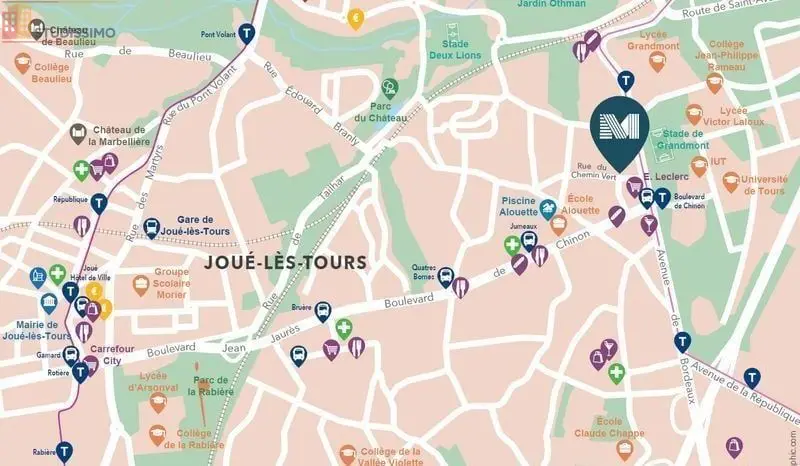 Studio 17m² Joué-lès-Tours - Verdéa - Photo 3
