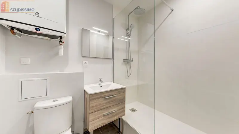 Studio meublé 19m² Villeurbanne - Lumineux, 2e étage - Photo 1