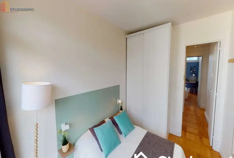 Studio meublé 10m² Paris 15e - Calme, 2e étage - Photo 2
