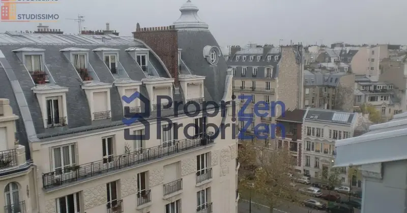 Studio meublé 9m² Paris 17e - Dernier étage, lumineux - Photo 1