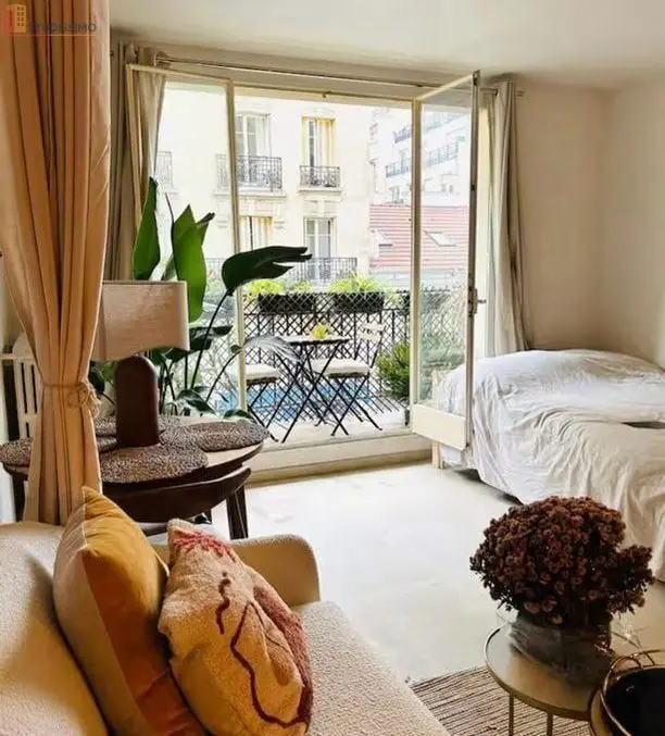 Studio 27m² Paris 15e - Meublé, type loft - Photo 5