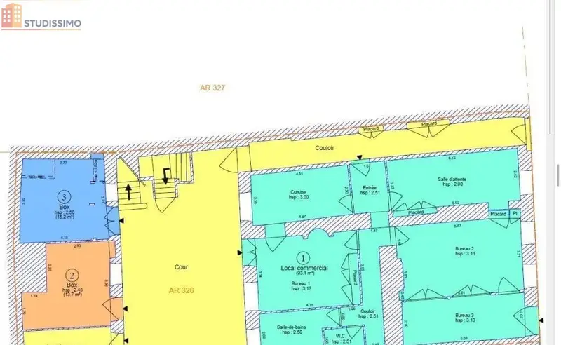 Studio 28m² Poligny - - Photo 5