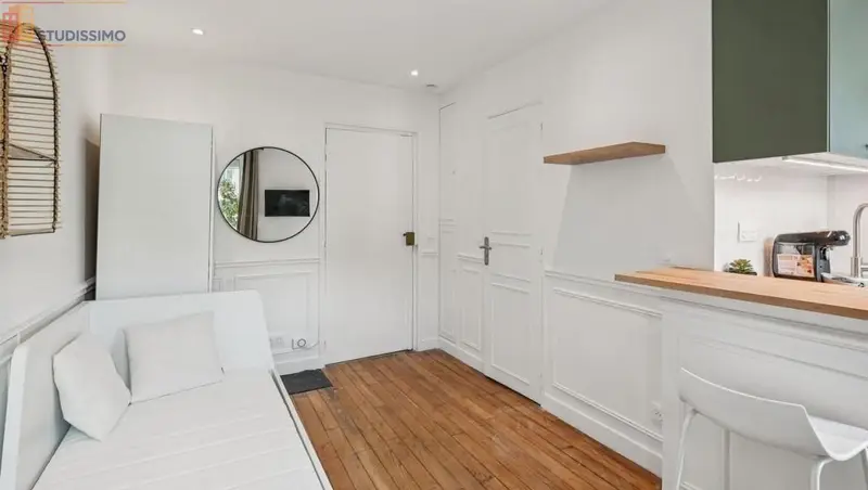 Studio meublé 14m² Paris 18e - Marx Dormoy, lumineux - Photo 5