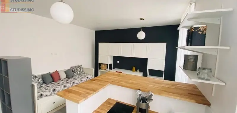 Studio 26m² Lyon 8e - Meublé, lumineux - Photo 2