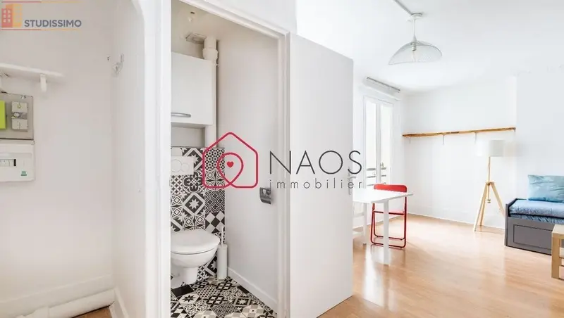 Studio 26m² Paris 11e - Meublé, 5e étage - Photo 4