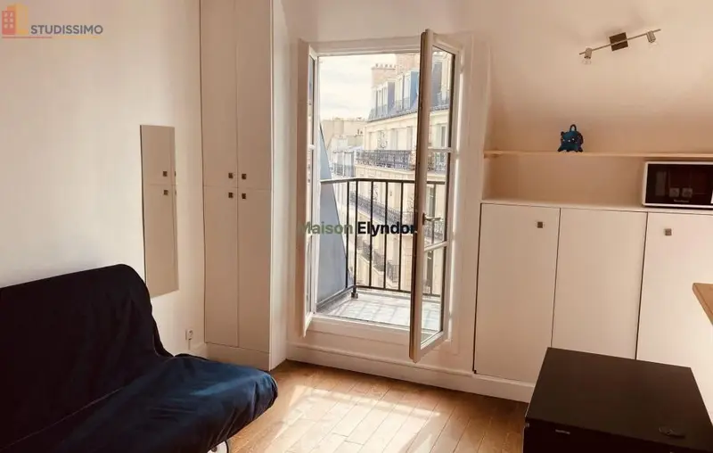 Studio meublé 18m² Paris 9e - Étage élevé, lumineux - Photo 13