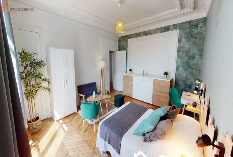 Studio meublé 22m² Paris 17e - Étage élevé, lumineux - Photo 5