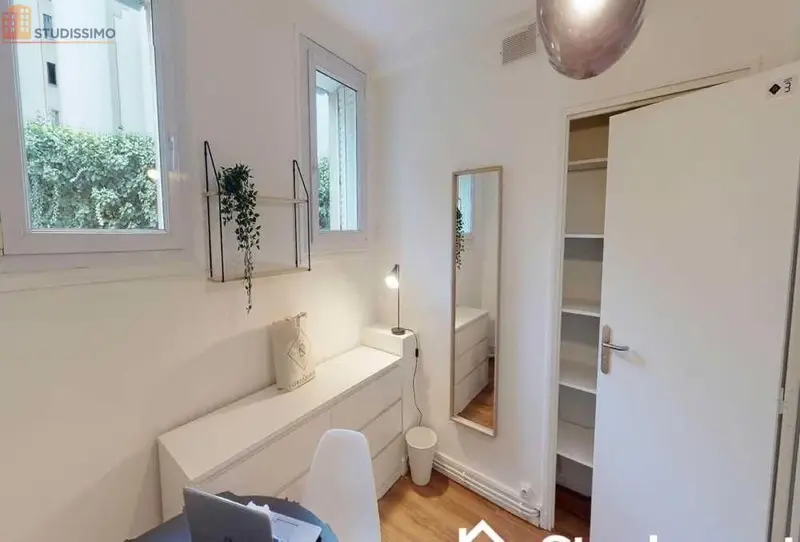 Studio meublé 9m² Paris 17e - Calme, lumineux - Photo 3